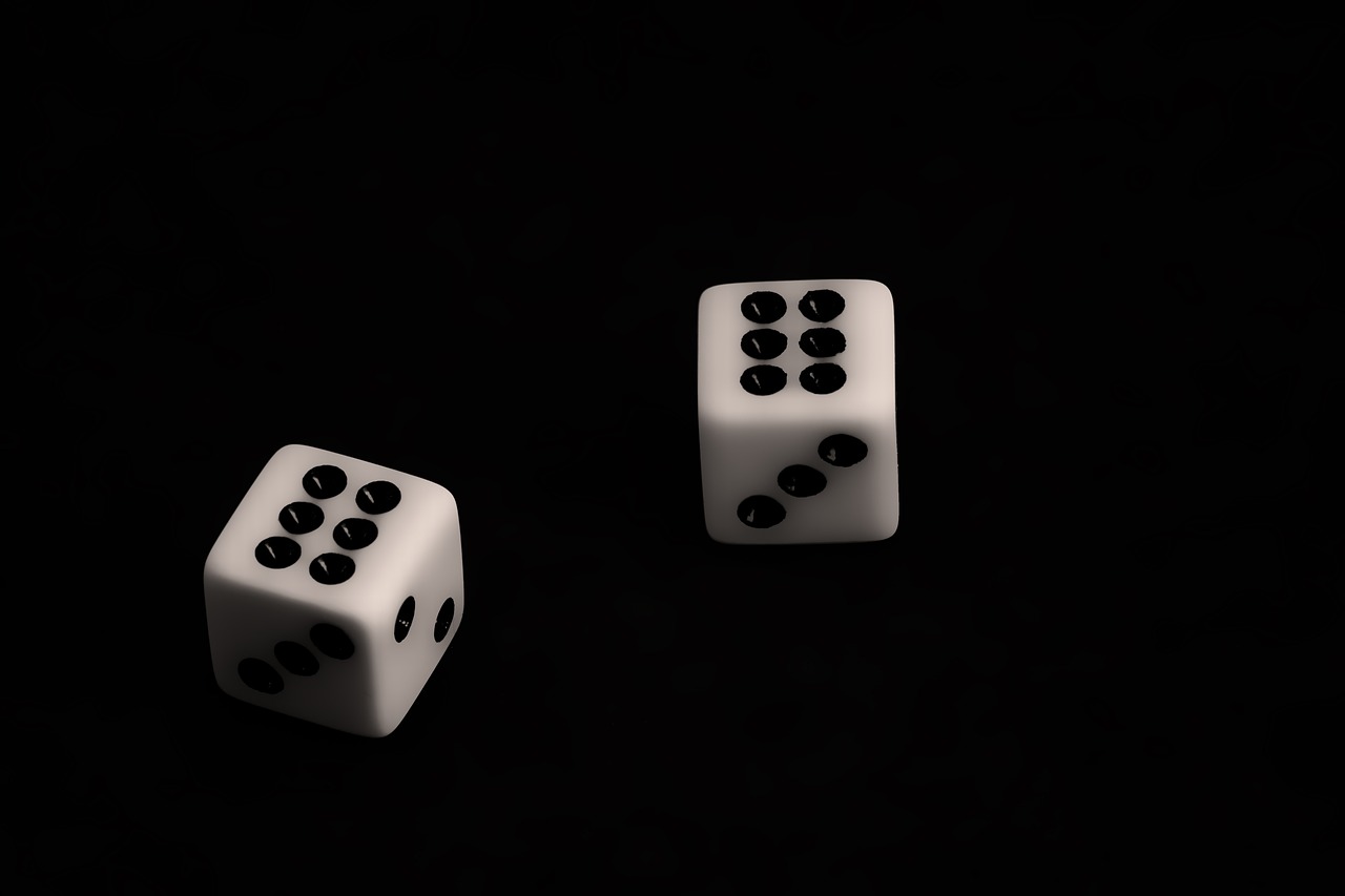 Dice, Gambling, Black, Chance, Risk, Casino, Gamble